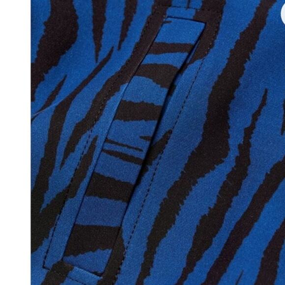 A.L.C. Blue Black Noelle Sheath Animal Print Dress sz 4. - Picture 14 of 14